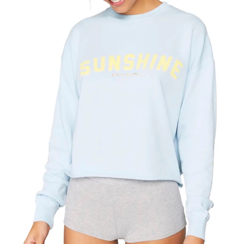 Spiritual Gangster Sunshine sweatshirt Sz XS GUC